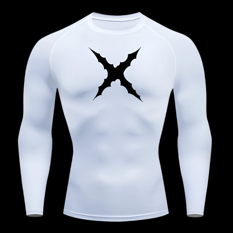 Cross Scar Compression Shirt – Long Sleeve