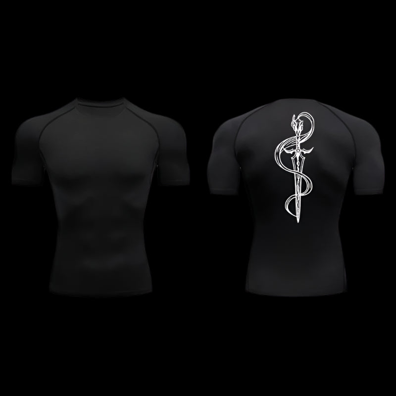 Serpent Blade Compression Shirt – Symbol of Precision