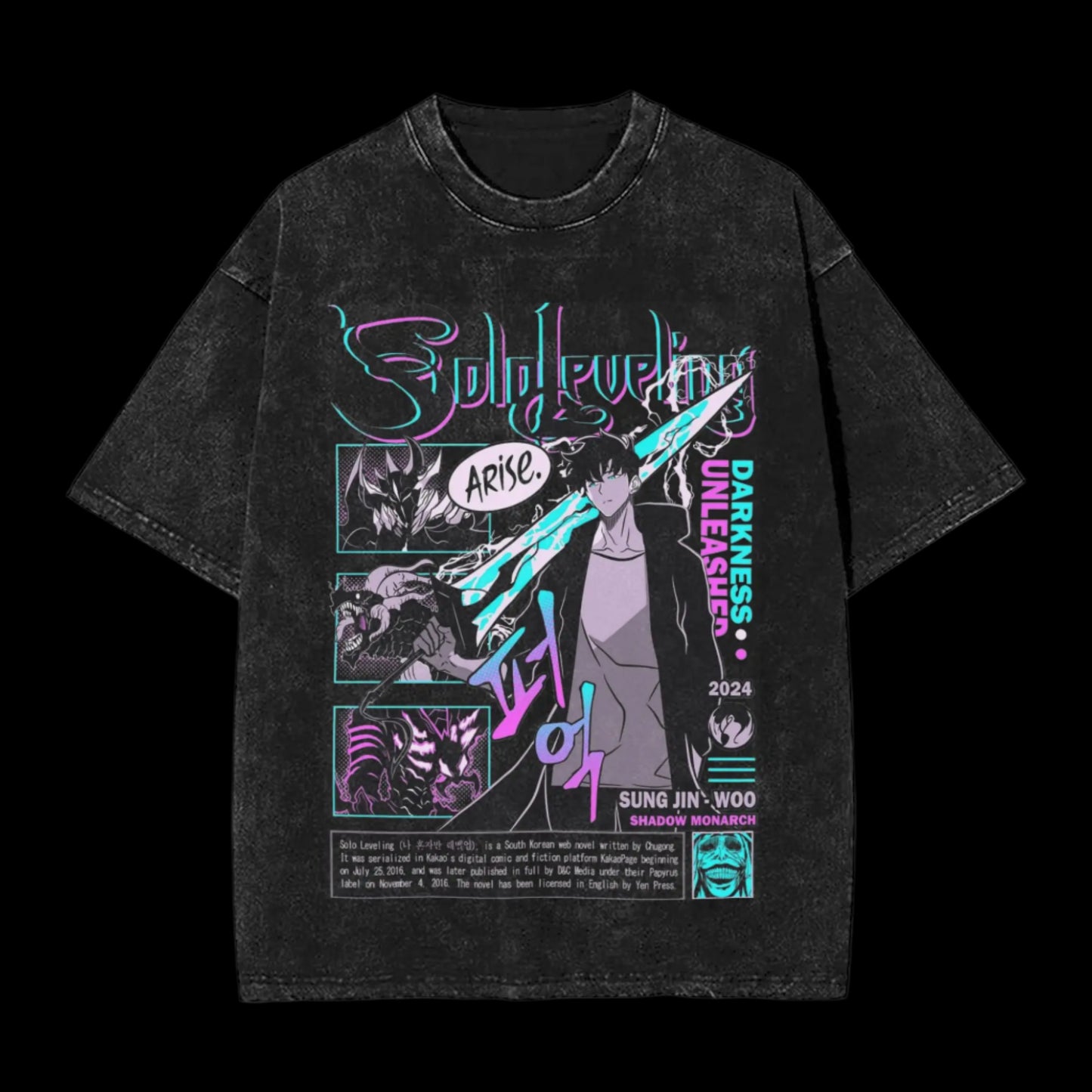 Sung Jinwoo OverSize Vintage Tshirt