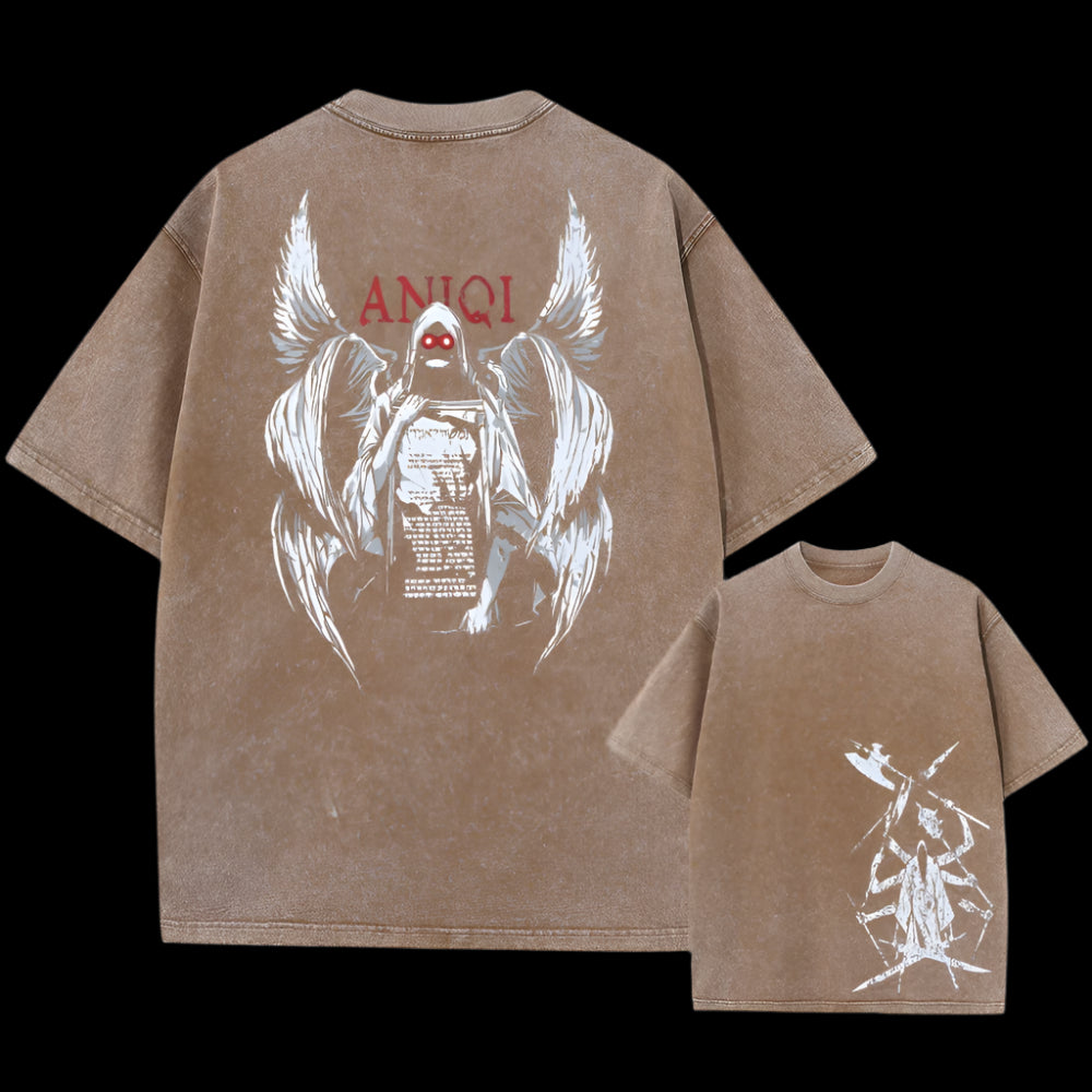 Fallen Wings Oversized T-Shirt – Dark Vintage Streetwear