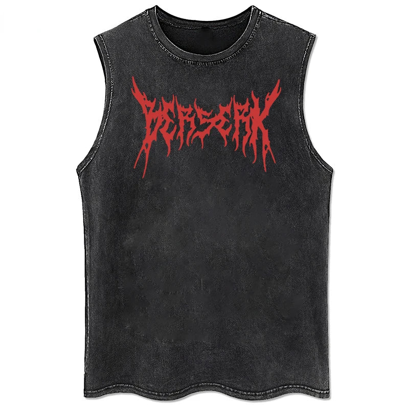 Berserk black tank Tops