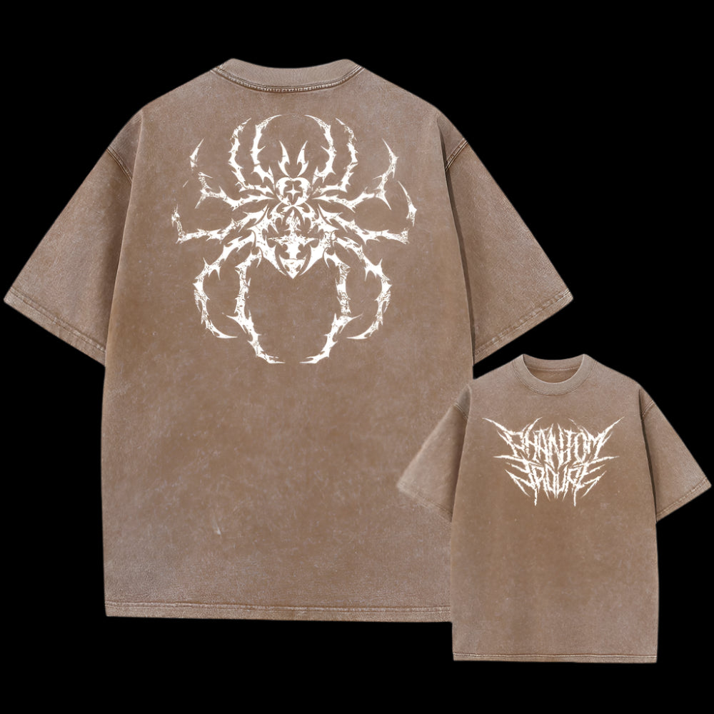 Chrollo Oversized T-Shirt – Gothic Vintage Spider Tee