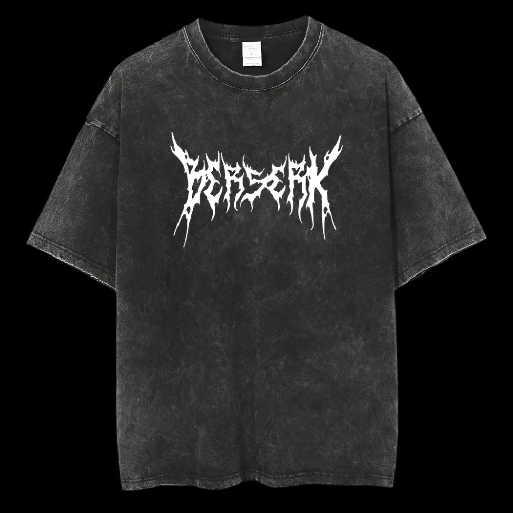 Chaos Script Oversized T-Shirt – Vintage Streetwear