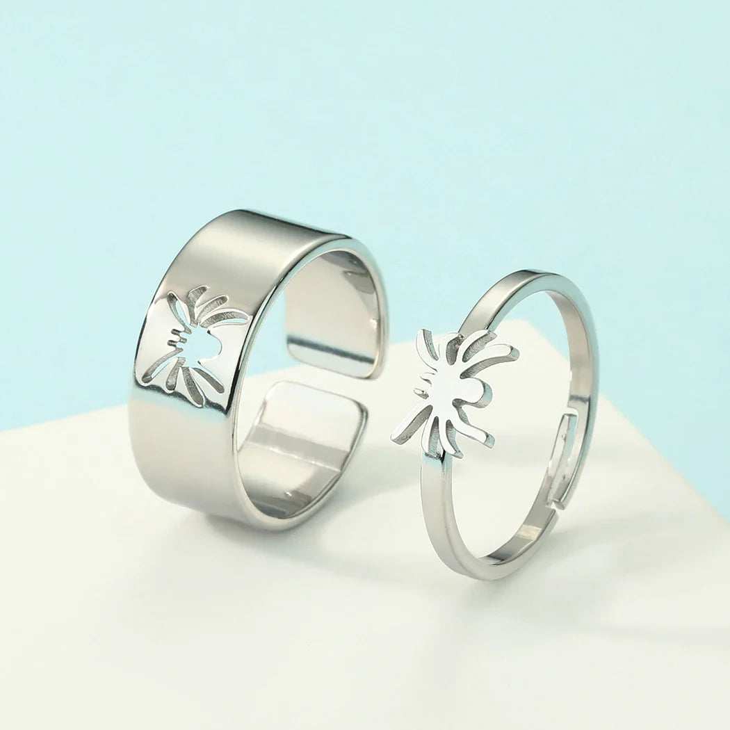 Spider Couple Ring