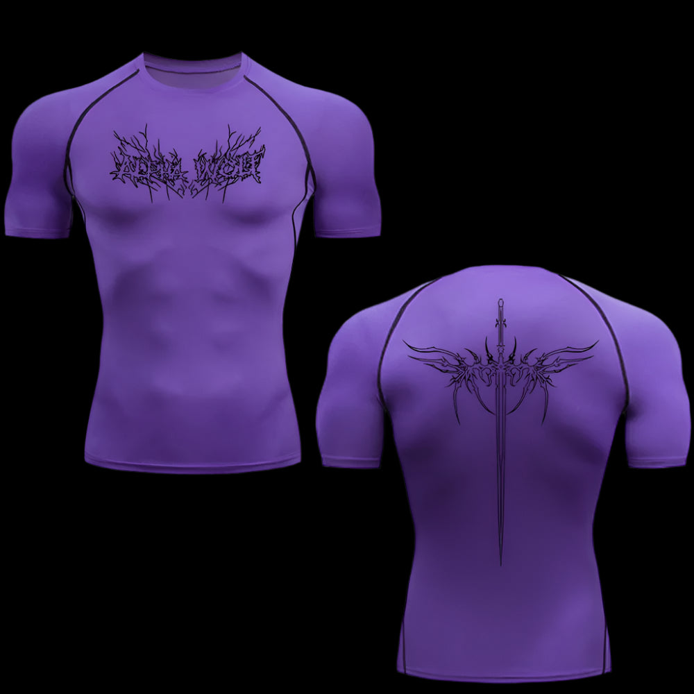 Inferno Script Compression Tee - Short Sleeve