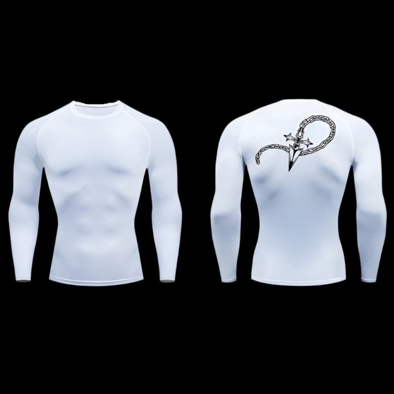 Kurapika Chain Seal Compression Shirt – Long Sleeve Gymwear