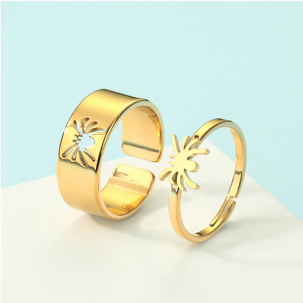 Spider Couple Ring