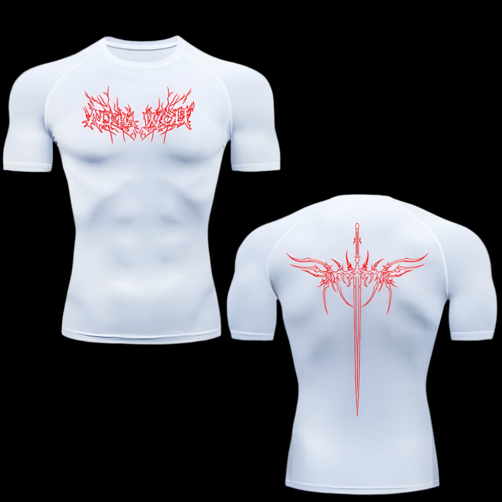 Inferno Script Compression Tee - Short Sleeve