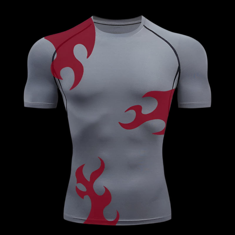 Ignite Compression Shirt – Flame Surge Design