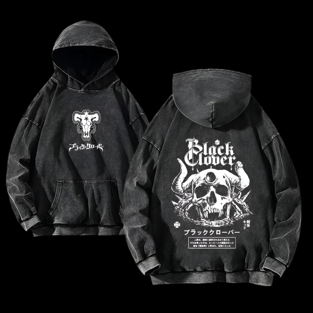 Demon Grimoire Oversized Hoodie – Cursed Magic