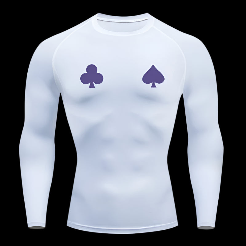 Jester Emblem Compression Shirt – Long Sleeve Gym Fit