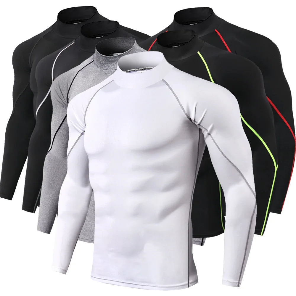 Gym-Fitness Compression T-shirt Long Sleeve