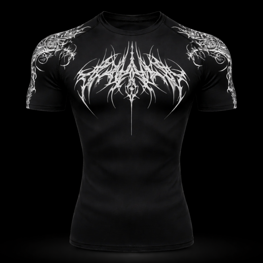 Dark Sigil Compression Shirt Athletic Fit | MAZENTIH