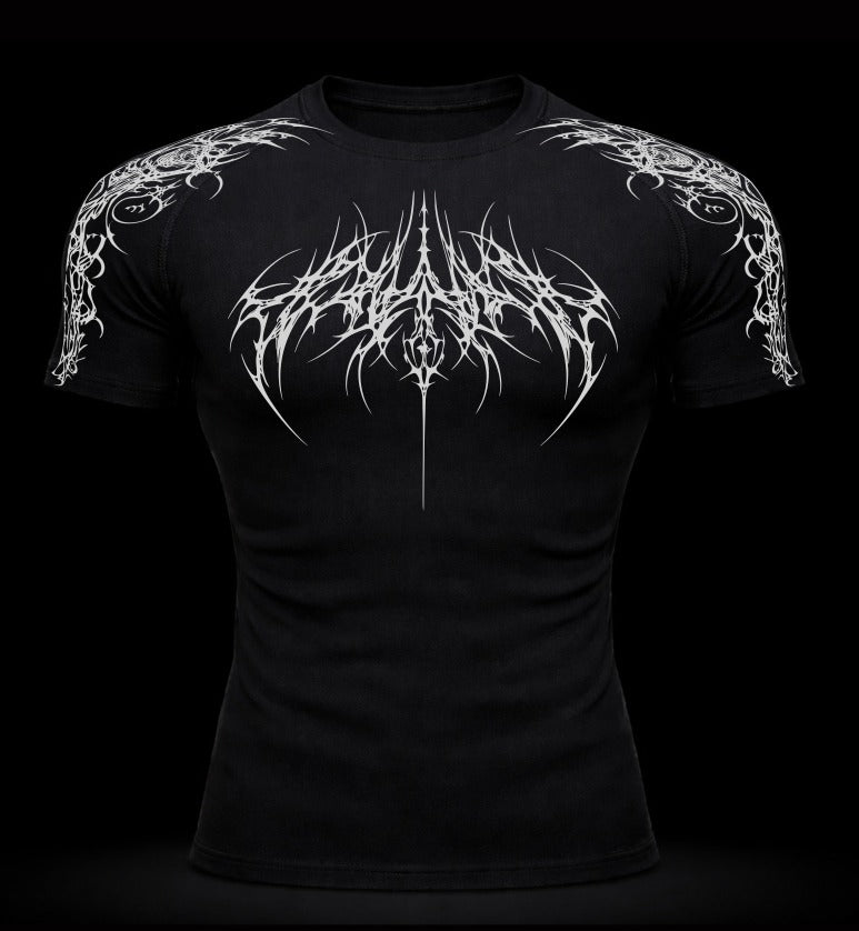 Dark Sigil Compression Shirt Athletic Fit | MAZENTIH