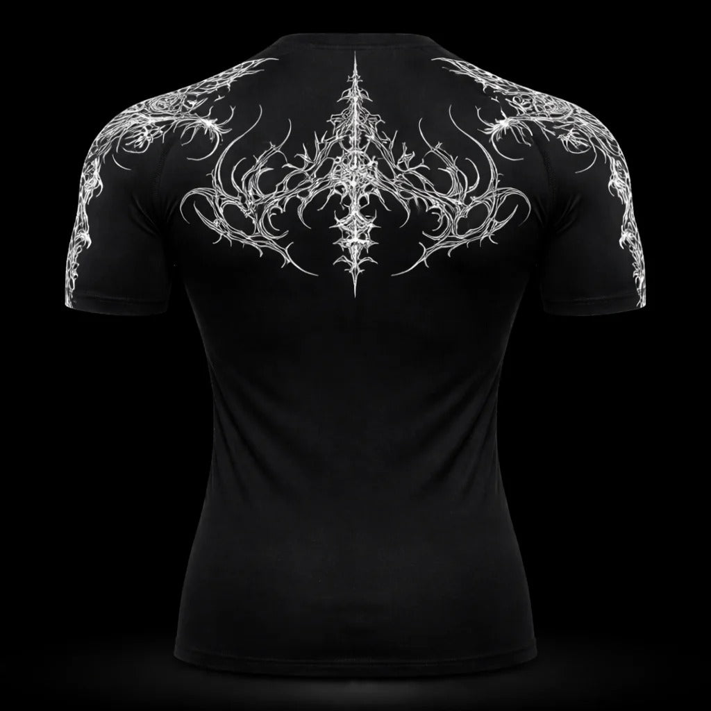 Dark Sigil Compression Shirt Athletic Fit | MAZENTIH