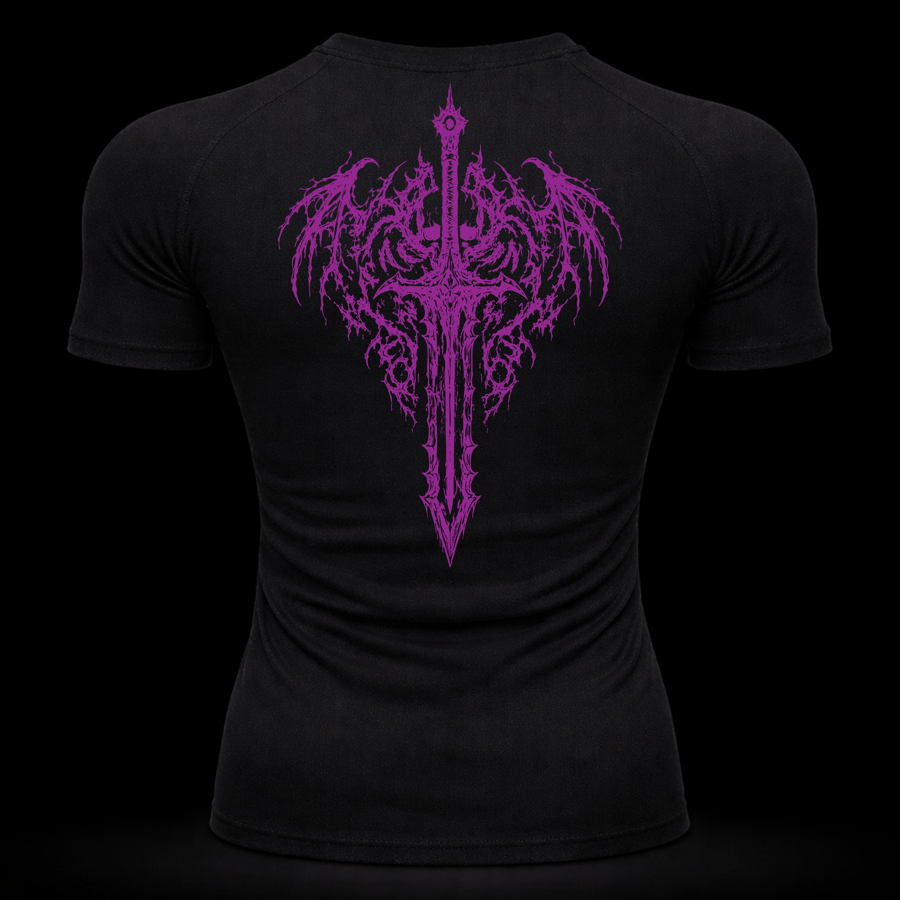 Crimson Blade Compression Shirt – Athletic Fit | MAZENTIH