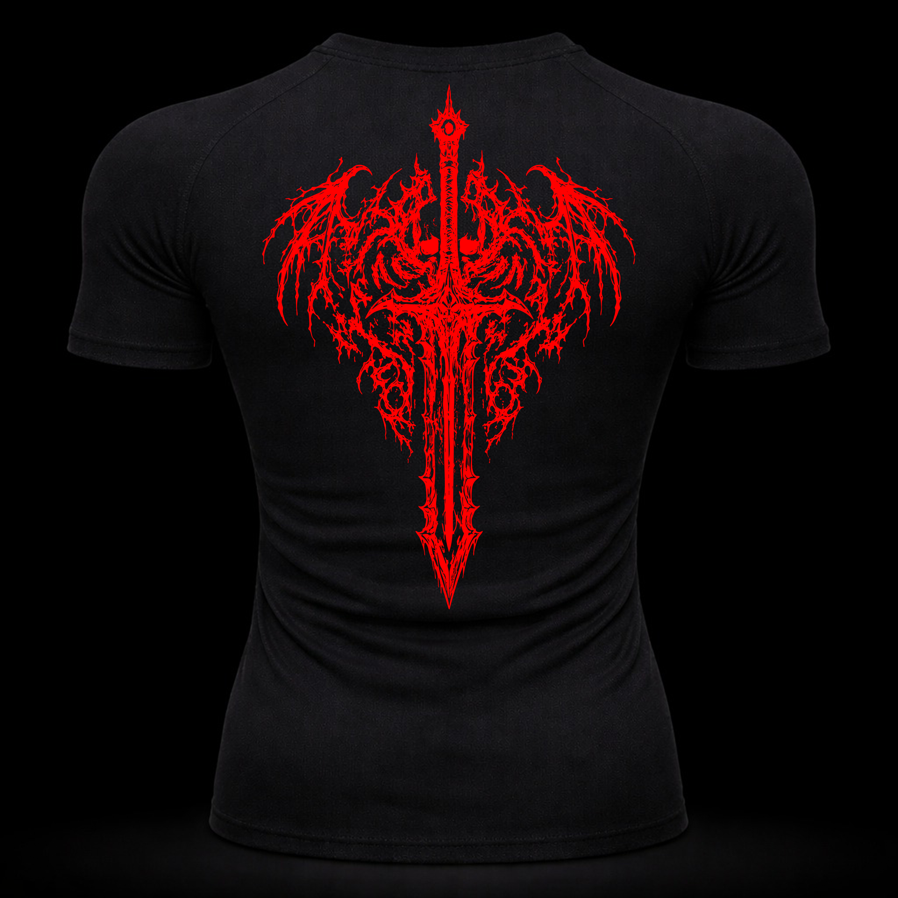 Crimson Blade Compression Shirt – Athletic Fit | MAZENTIH