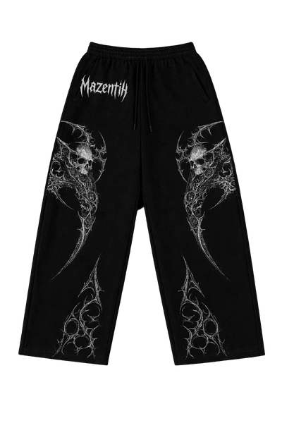 Phantom Skull Baggy Gym Pants |MAZENTIH