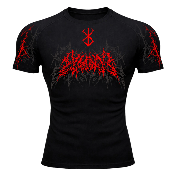Dark Berserk Gym Compression – Athletic Fit | MAZENTIH