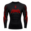 Dark Berserk Compression Long Sleeve – Athletic Fit | MAZENTIH