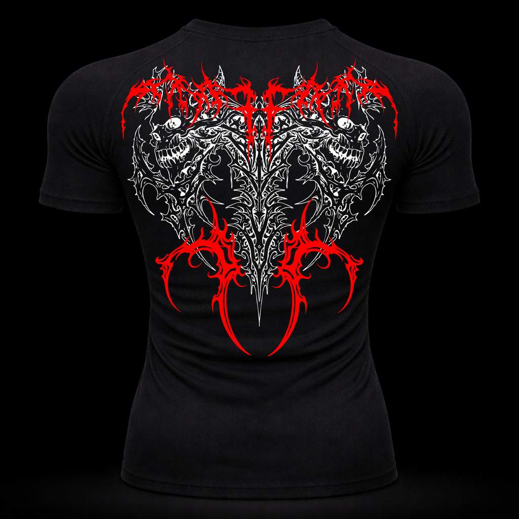 Blood Reaper Compression Shirt – Athletic Fit | MAZENTIH