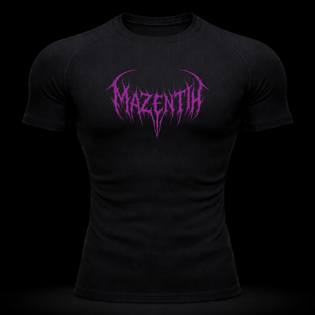 Crimson Blade Compression Shirt – Athletic Fit | MAZENTIH