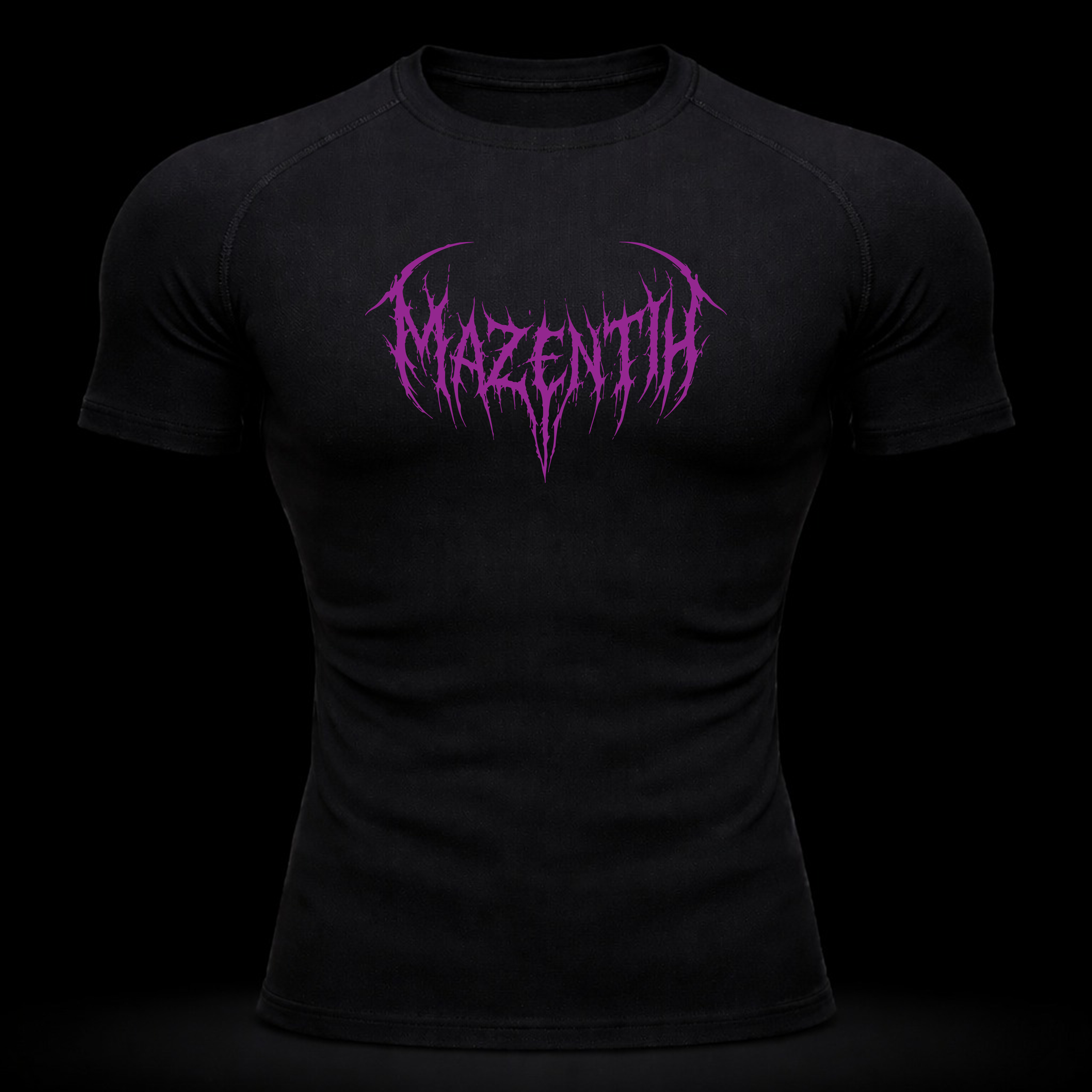 Crimson Blade Compression Shirt – Athletic Fit | MAZENTIH
