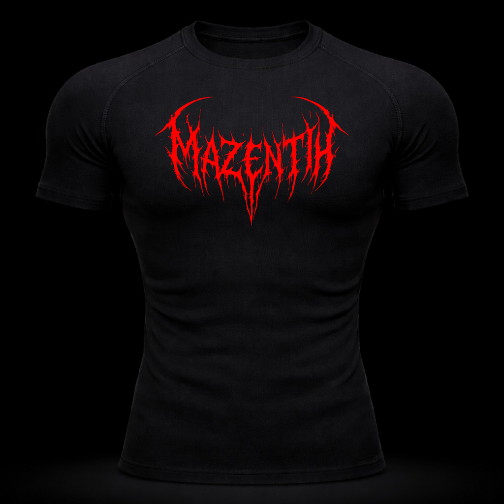 Crimson Blade Compression Shirt – Athletic Fit | MAZENTIH