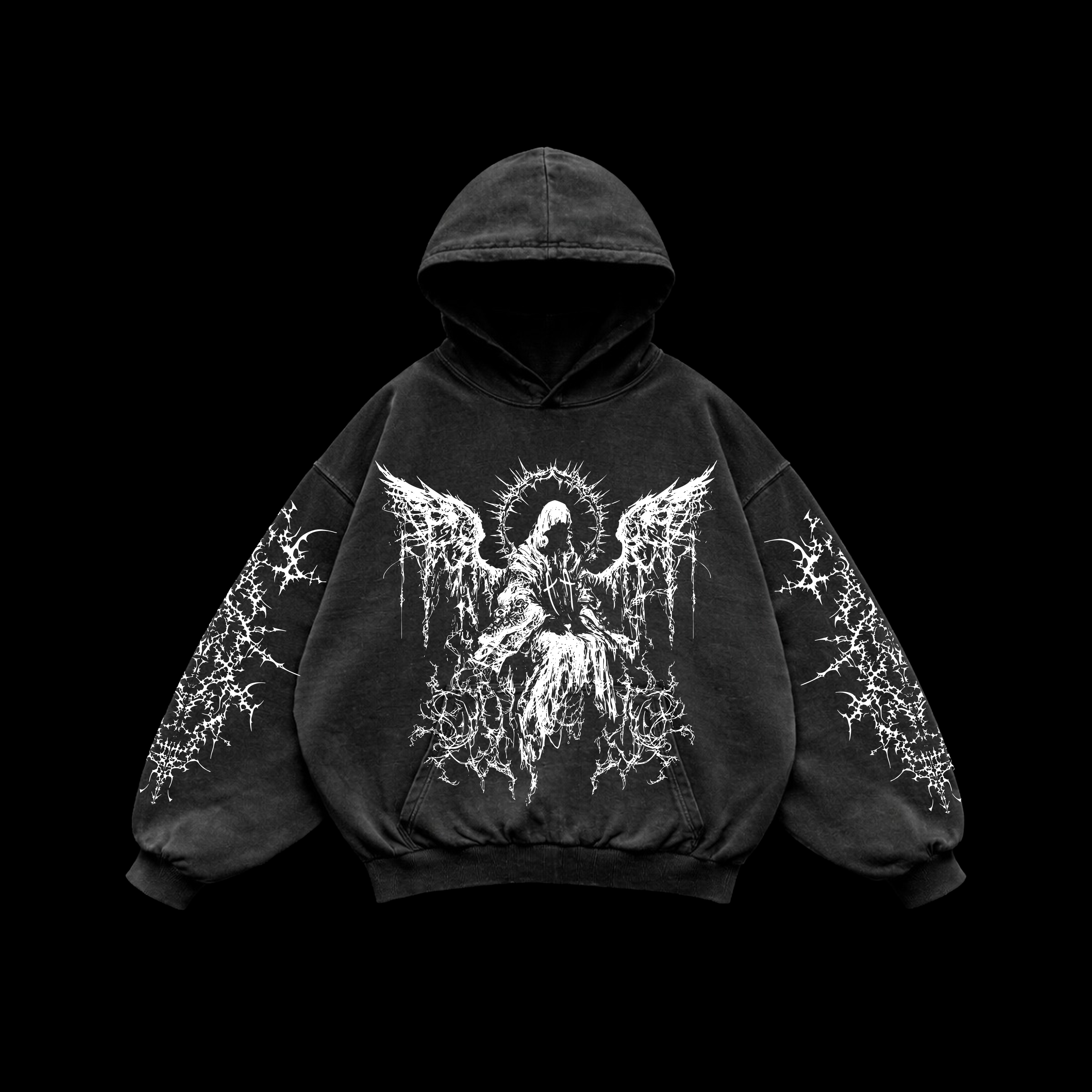 FALLEN ASCENT Oversized Hoodie  – Athletic Fit |MAZENTIH