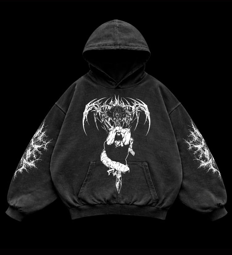 Toji Void Crown Hoodie – Athletic Fit |MAZENTIH
