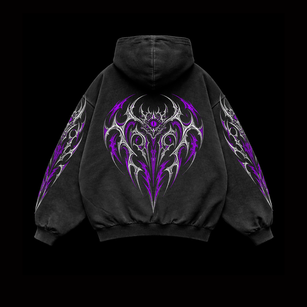 Void Pulse Hoodie Oversized vintage Hoodie – Athletic Fit |MAZENTIH