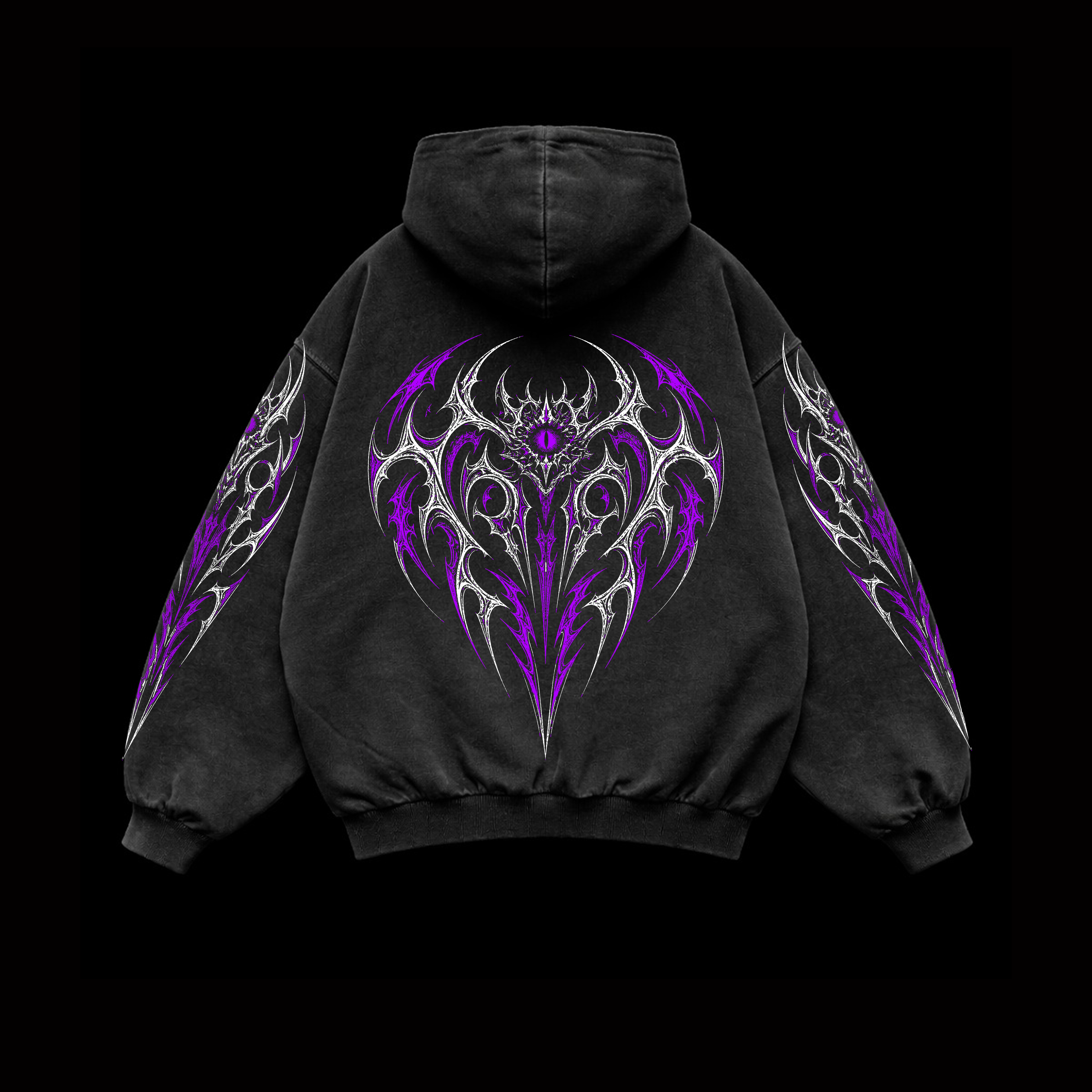 Void Pulse Hoodie Oversized vintage Hoodie – Athletic Fit |MAZENTIH