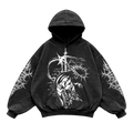 Cursed Sigil Oversized Hoodie – Athletic Fit |MAZENTIH