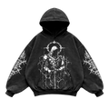 Fallen Knight Oversized Hoodie  – Athletic Fit |MAZENTIH