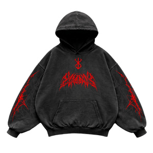 Berserk Blood Sigil Hoodie – Athletic Fit |MAZENTIH
