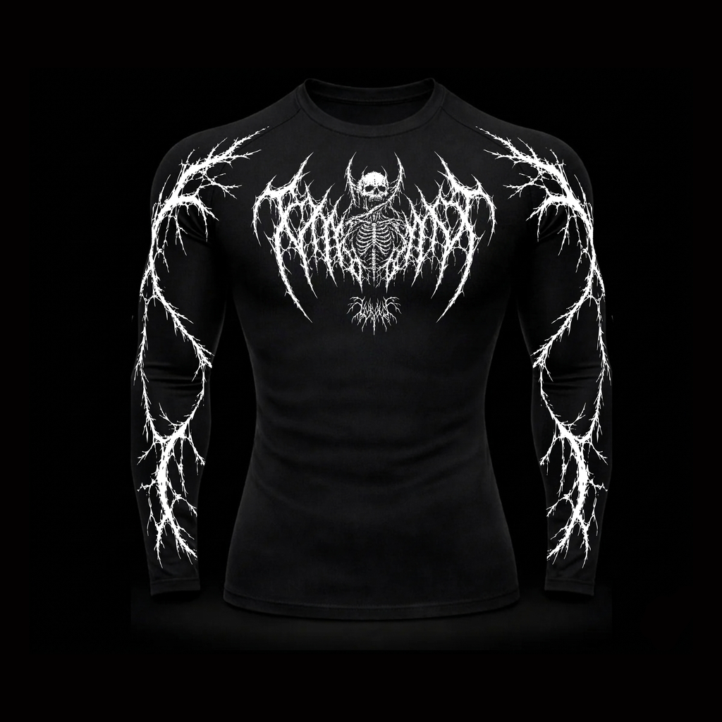 Phantom Wing Long Sleeve Compression – Athletic Fit | MAZENTIH