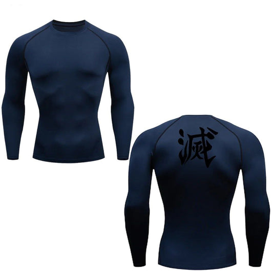 Demon Slayer Compression T-shirt Long Sleeves