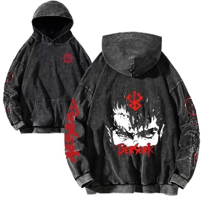 Berserk Oversized Vintage Hoodie