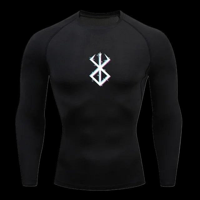 Blood Oath Compression Shirt Long Sleeve – Men's Gym Rash Guard