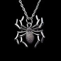 Spider Dark Pendant – Athletic Necklace |MAZENTIH