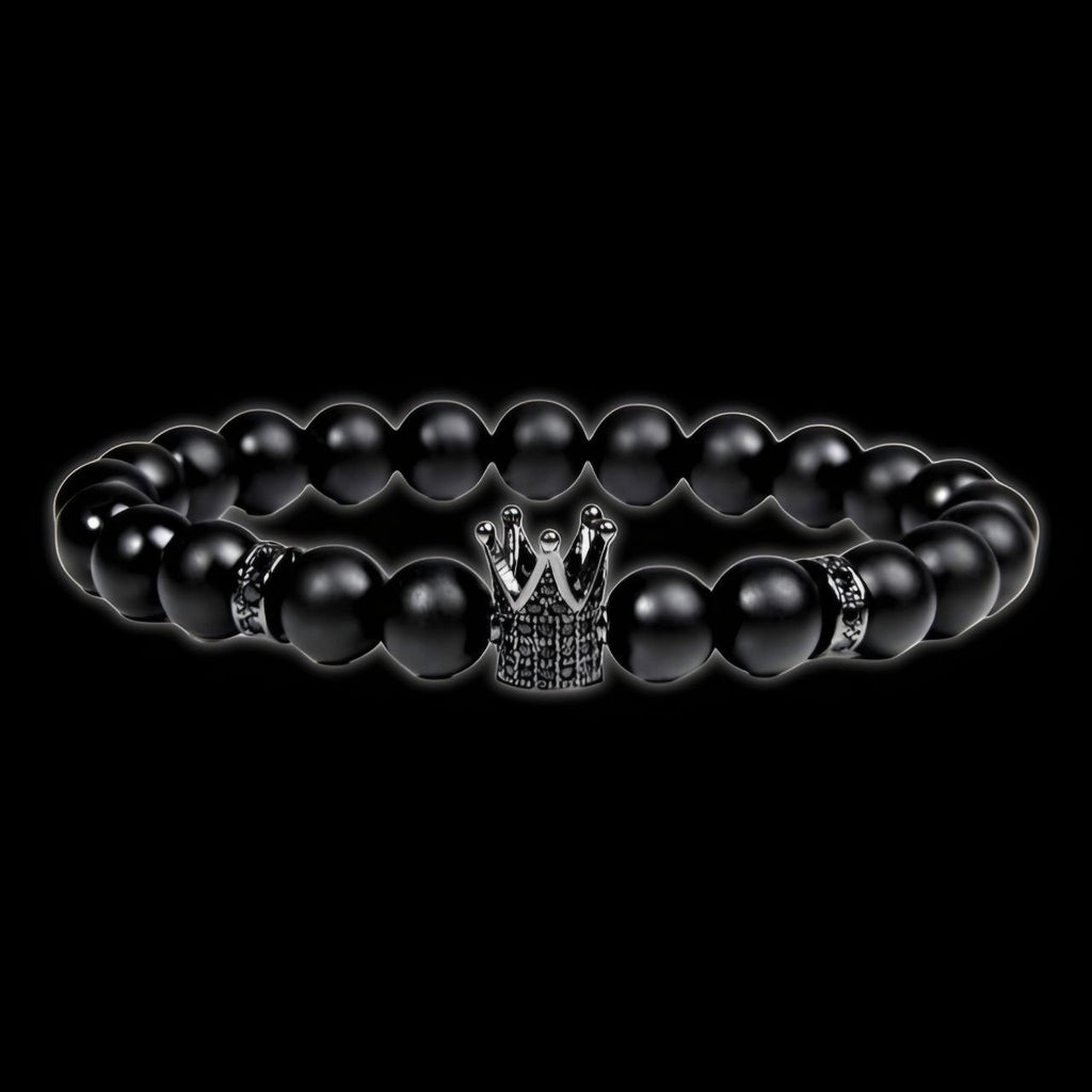 Dark Skull Bead Bracelet – Athletic Bracelet |MAZENTIH