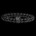 Dark Skull Bead Bracelet – Athletic Bracelet |MAZENTIH