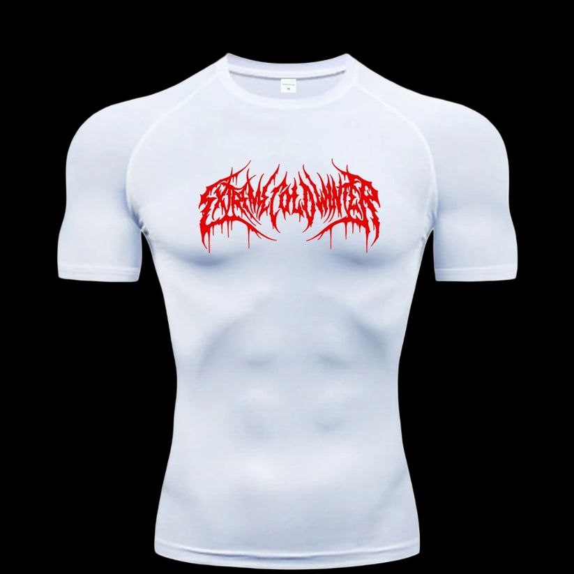 Scribble Compression T-Shirt – Athletic Fit