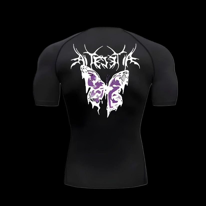 Butterfly Compression T-Shirt Short Sleeve