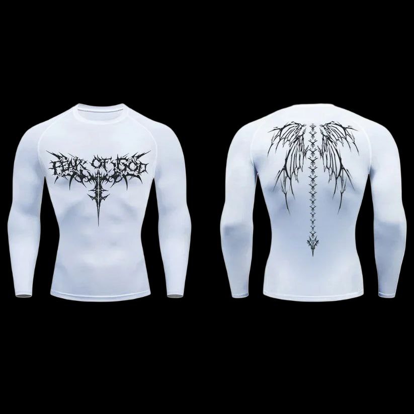 Winged Compression Long Sleeve – Dark Grace Gear