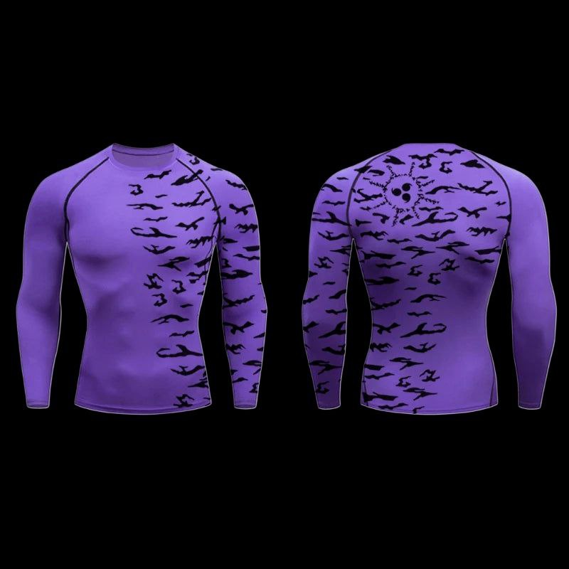 Curse Compression Long Sleeve Shirt – Cursed Script Backprint