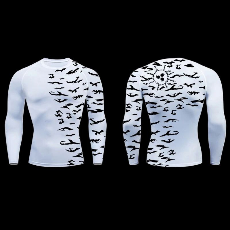 Curse Compression Long Sleeve Shirt – Cursed Script Backprint