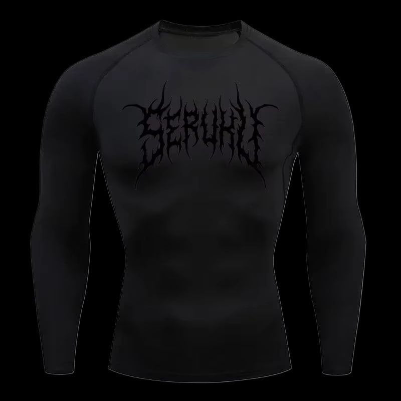 Silhouette Compression Shirt – Men’s Muscle Fit Long Sleeve