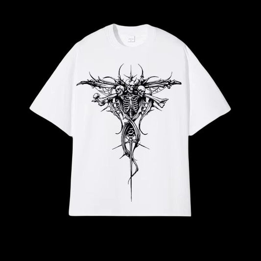 Ornate Skeleton Plant OverSize Tshirt