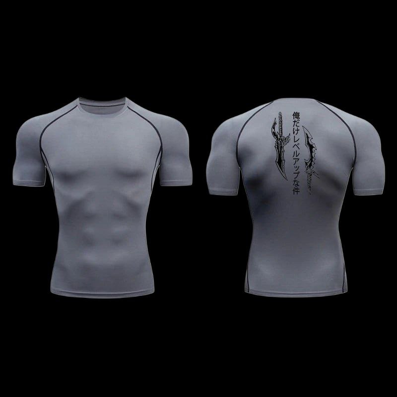 Level Tee Compression T-Shirt – Progression Fit Gymwear